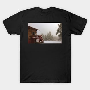 Snowy Cabin T-Shirt